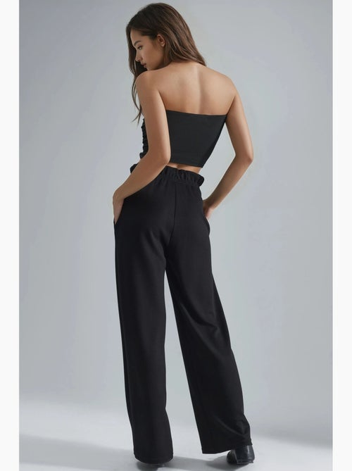 Pantalon droit à enfiler, coupe classique hiccup - Kiabi Pantalon droit à enfiler, coupe classique hiccup - Kiabi
