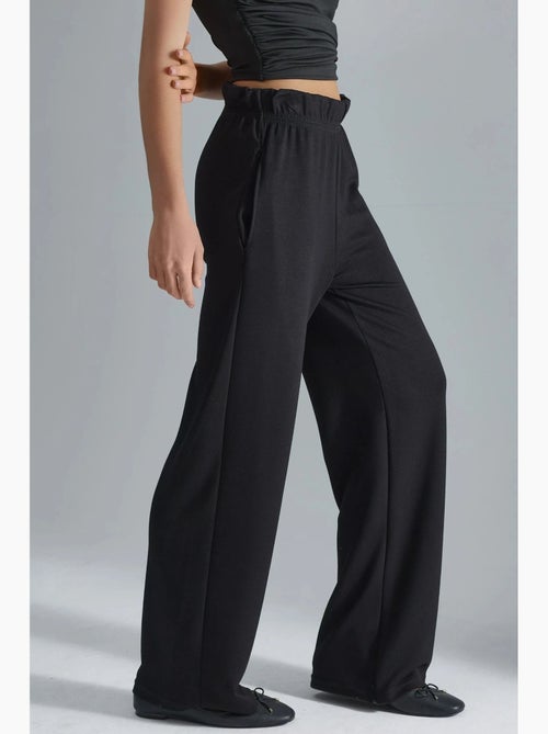 Pantalon droit à enfiler, coupe classique hiccup - Kiabi Pantalon droit à enfiler, coupe classique hiccup - Kiabi