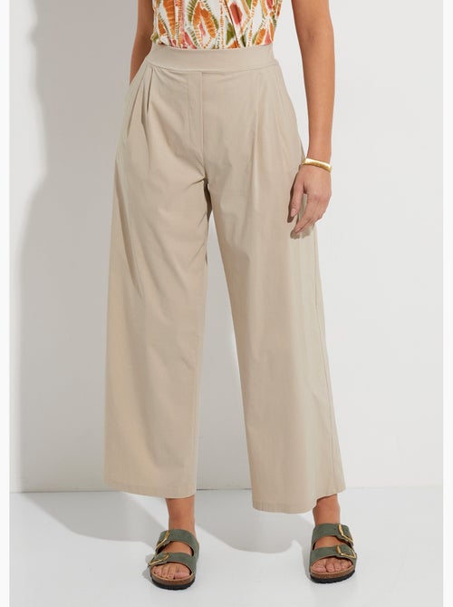 Pantalon droit à pinces ceinture élastiquée - Afibel - Kiabi Pantalon droit à pinces ceinture élastiquée - Afibel - Kiabi