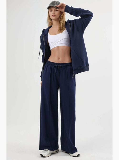 Pantalon droit à taille élastique busem - Kiabi