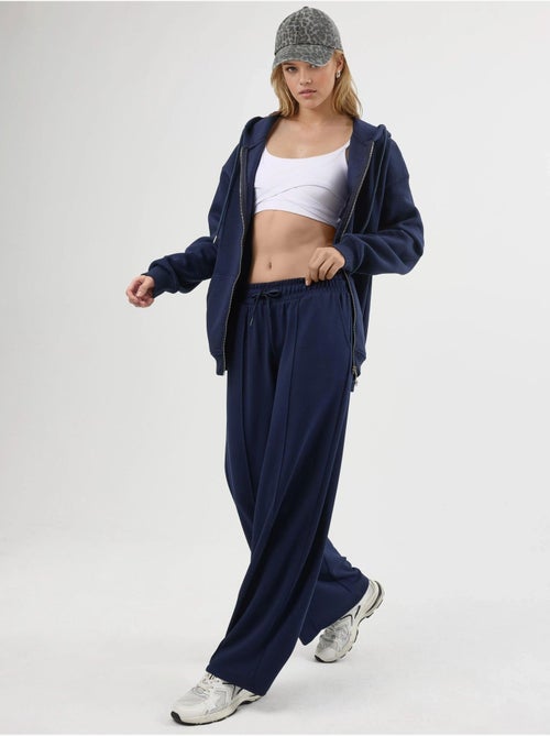 Pantalon droit à taille élastique busem - Kiabi