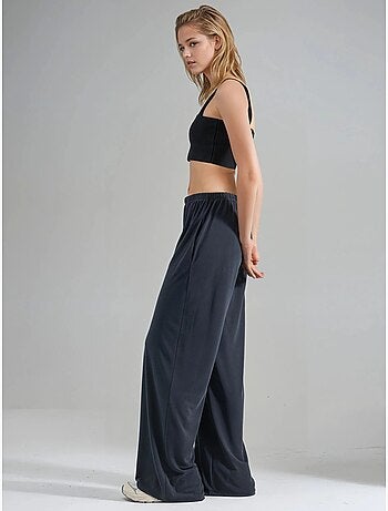 Pantalon droit à taille élastique busem