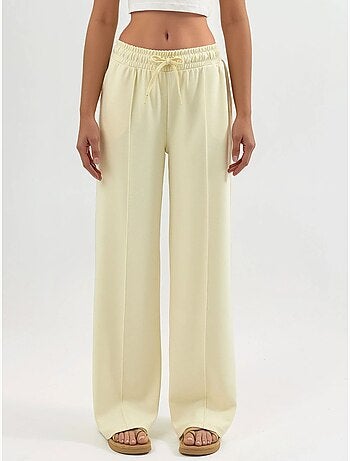 Pantalon droit à taille élastique busem