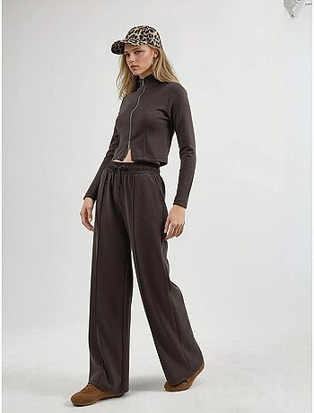 Pantalon droit à taille élastique busem