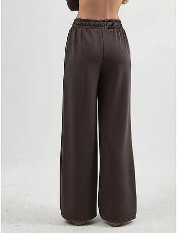 Pantalon droit à taille élastique busem