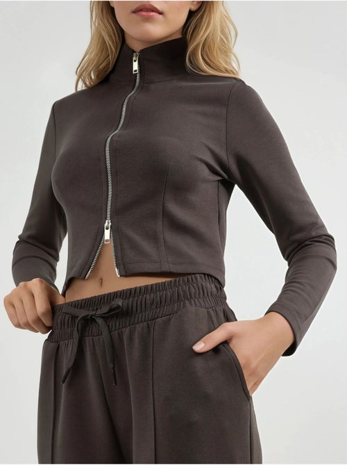 Pantalon droit à taille élastique busem - Kiabi Pantalon droit à taille élastique busem - Kiabi