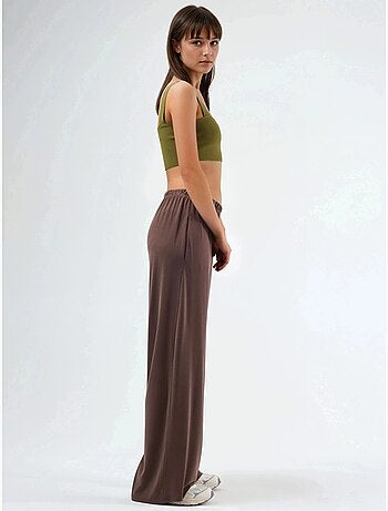 Pantalon droit à taille élastique busem