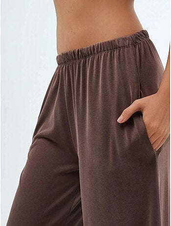 Pantalon droit à taille élastique busem