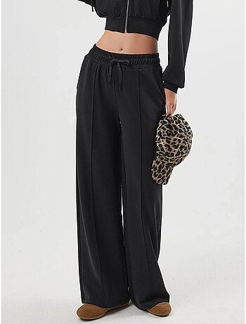Pantalon droit à taille élastique busem
