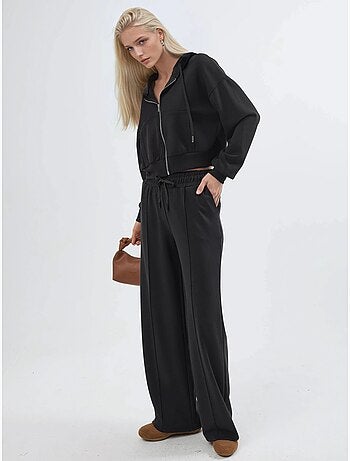 Pantalon droit à taille élastique busem