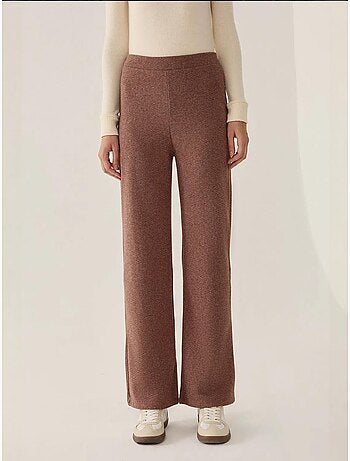 Pantalon droit à taille élastique