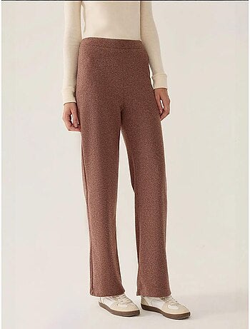 Pantalon droit à taille élastique