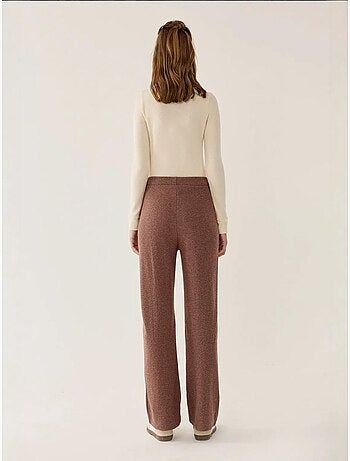 Pantalon droit à taille élastique