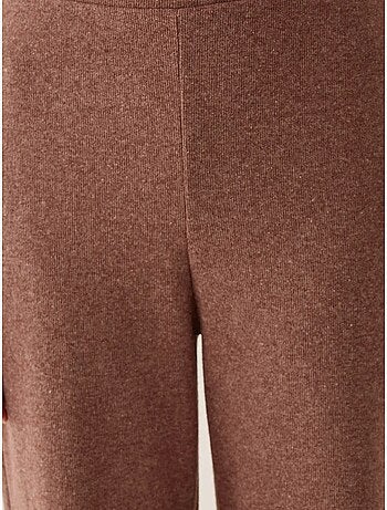 Pantalon droit à taille élastique