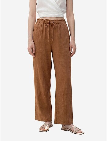 Pantalon droit à taille élastique my fashion