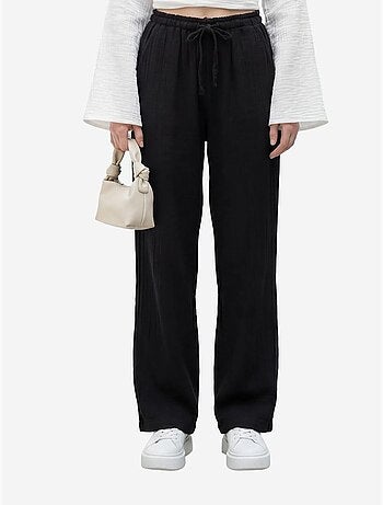 Pantalon droit à taille élastique my fashion