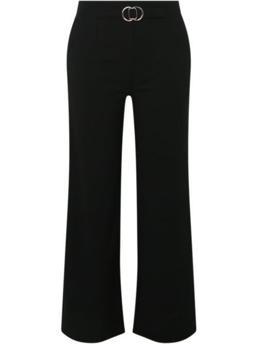 Pantalon droit avec boucle dorée PAPRIKA - Kiabi