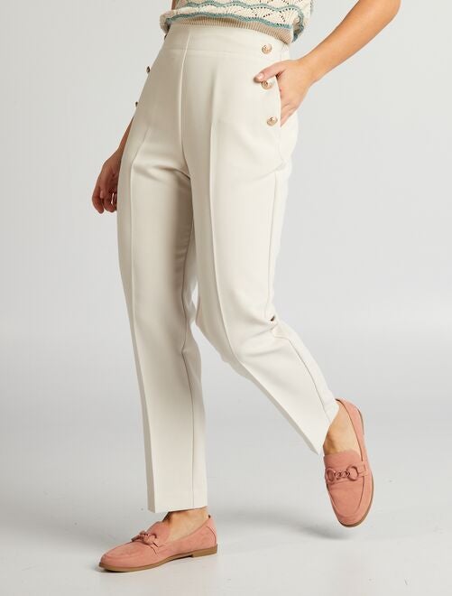 Pantalon moutarde femme online kiabi