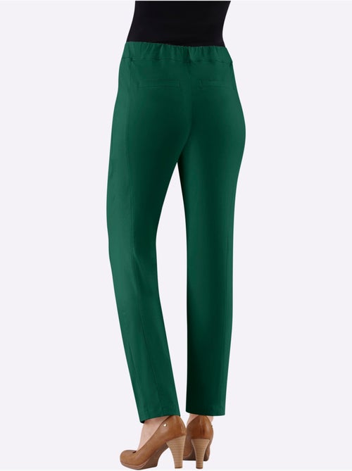 Pantalon droit avec ceinture élastique et tissu extensible - Taille standard - Witt - Kiabi Pantalon droit avec ceinture élastique et tissu extensible - Taille standard - Witt - Kiabi
