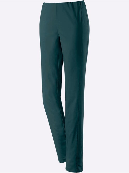 Pantalon droit avec ceinture élastique et tissu extensible - Taille standard - Witt - Kiabi Pantalon droit avec ceinture élastique et tissu extensible - Taille standard - Witt - Kiabi