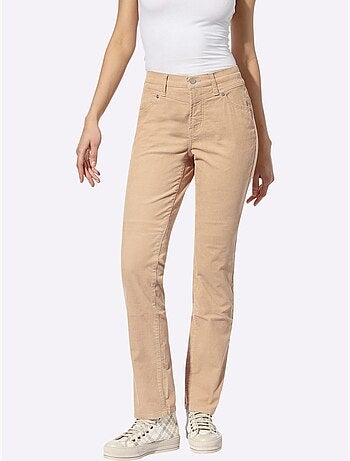 Pantalon velours - taille courte - helline