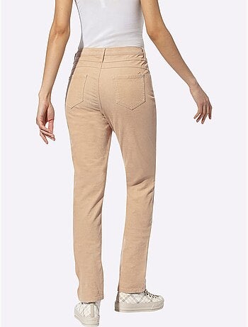 Pantalon velours - taille courte - helline
