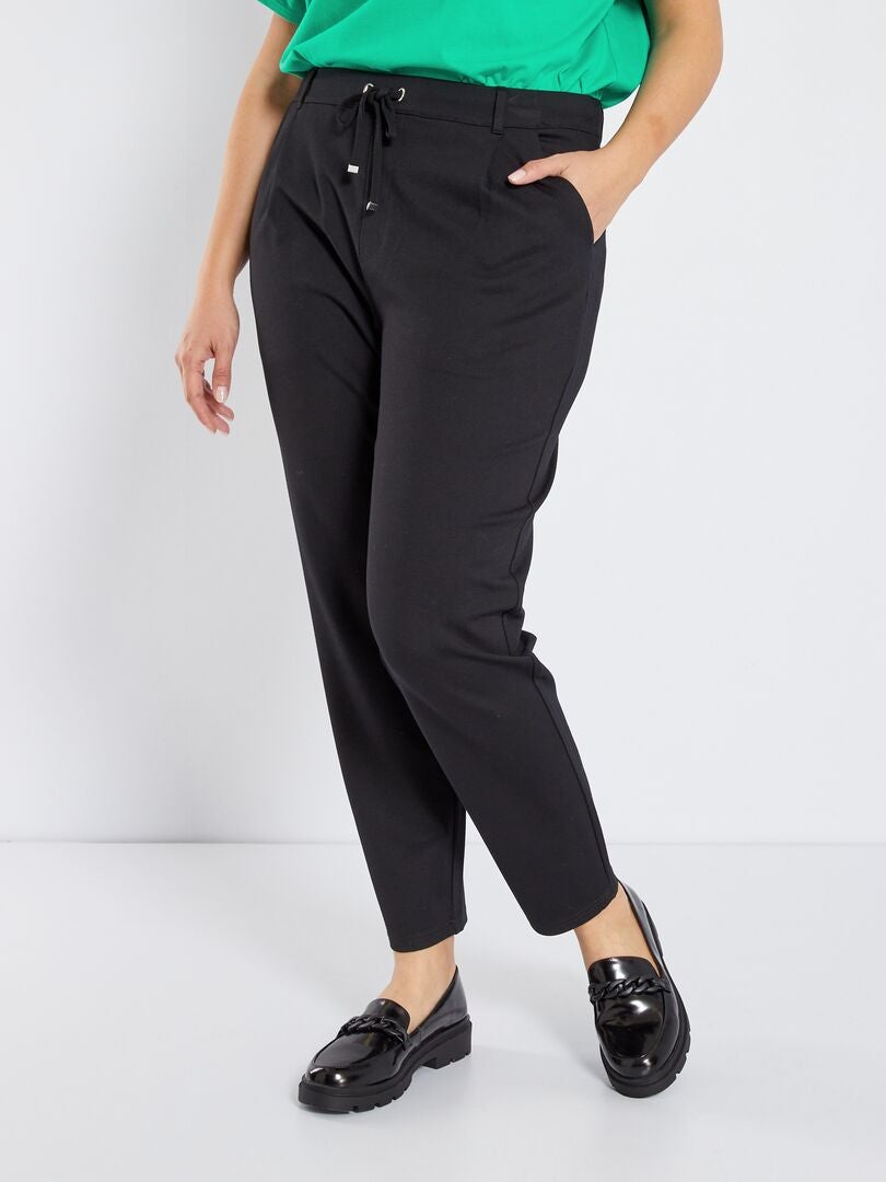 Acheter Pantalon femme mode Sport couleur unie cordon poche