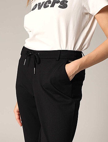 Pantalon droit avec poches italiennes 'Deeluxe'