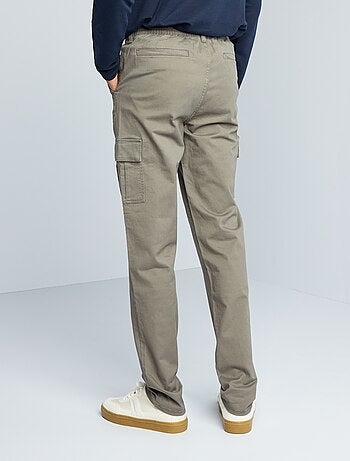 Pantalon battle homme pas cher Mode homme kaki Kiabi