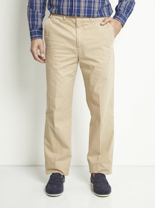 Pantalon droit ceinture élastiquée confort - Afibel - Kiabi
