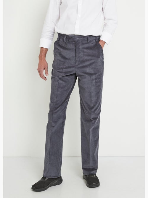 Pantalon droit ceinture élastiquée confort - Afibel - Kiabi