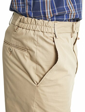 Pantalon droit ceinture élastiquée confort - Afibel