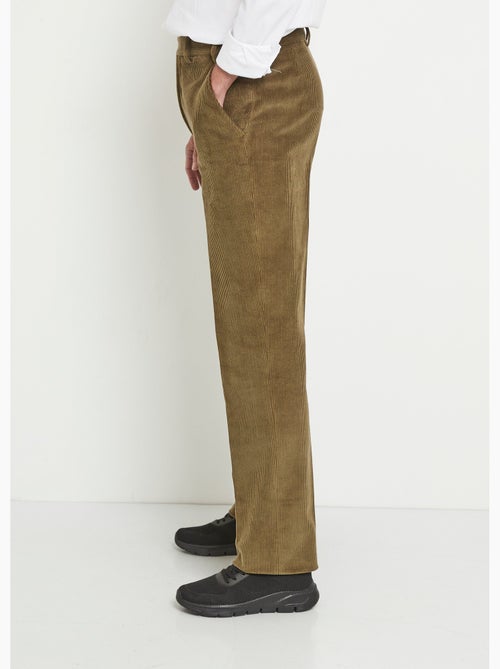 Pantalon droit ceinture élastiquée confort - Afibel - Kiabi Pantalon droit ceinture élastiquée confort - Afibel - Kiabi