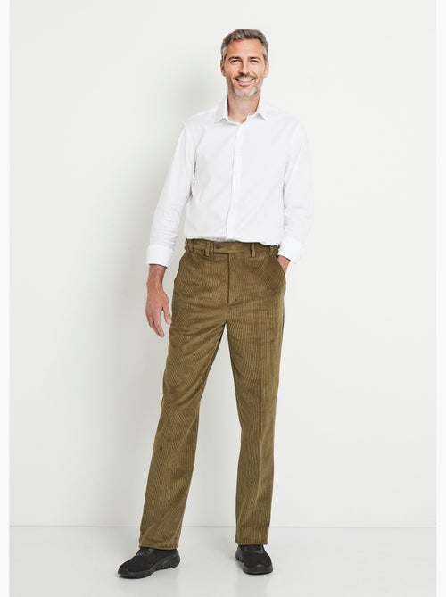 Pantalon droit ceinture élastiquée confort - Afibel - Kiabi Pantalon droit ceinture élastiquée confort - Afibel - Kiabi