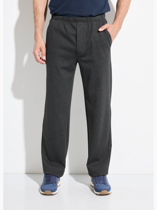 Pantalon droit ceinture élastiquée tissu extensile - Afibel - Kiabi