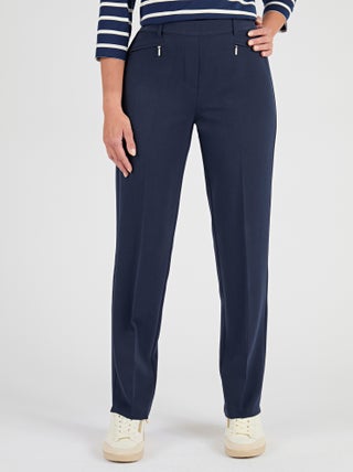 Pantalon droit classique enfilable - Damart
