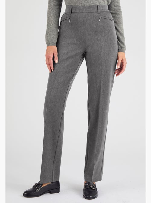 Pantalon droit classique enfilable - Damart - Kiabi