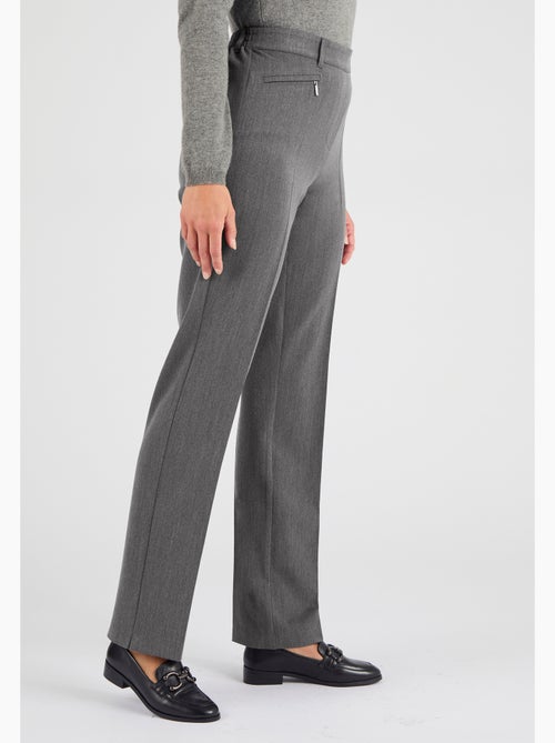 Pantalon droit classique enfilable - Damart - Kiabi