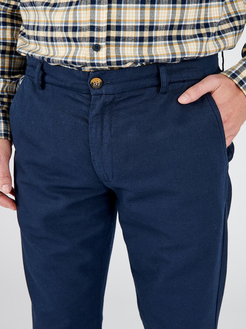 Pantalon Droit ARMOR LUX TRIMARAN - Bleu Marine En Coton Stretch - Taille 40 - Neuf Avec étiquettes