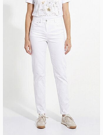 Pantalon droit coton stretch 5 poches - afibel