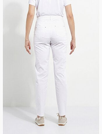 Pantalon droit coton stretch 5 poches - afibel