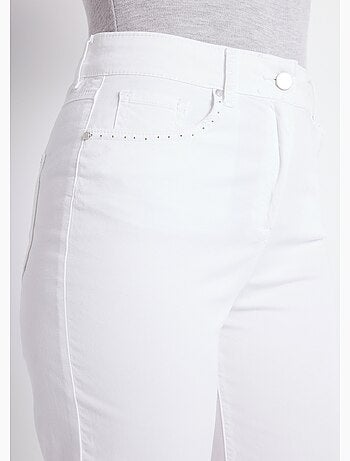 Pantalon droit coton stretch 5 poches - afibel