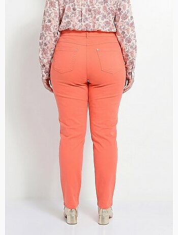 Pantalon droit coton stretch 5 poches - afibel