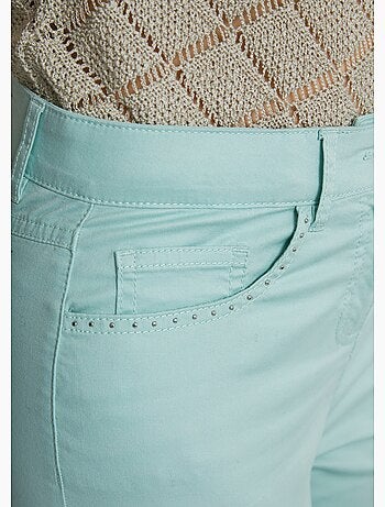 Pantalon droit coton stretch 5 poches - afibel