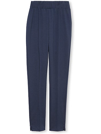 Pantalon droit élastiqué en maille milan - DAXON