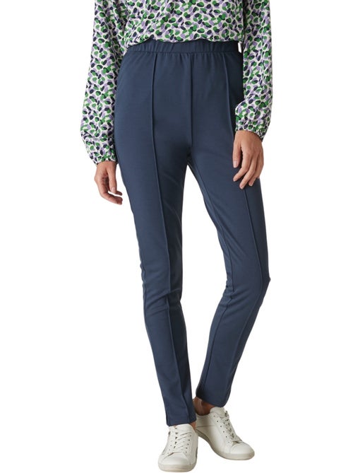Pantalon droit élastiqué en maille milan - DAXON - Kiabi