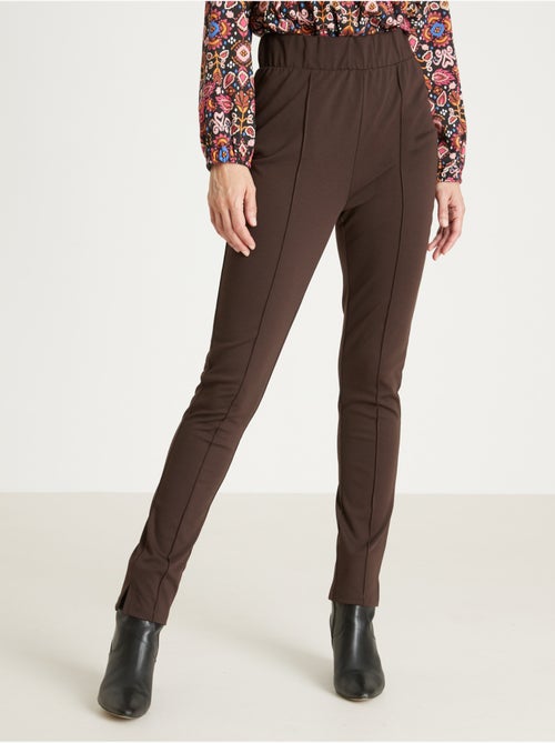 Pantalon droit élastiqué en maille milan - DAXON - Kiabi