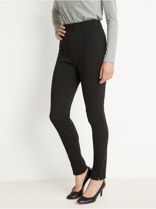 Pantalon droit élastiqué en maille milan - DAXON - Kiabi