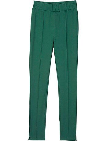 Pantalon droit élastiqué en maille milan - DAXON
