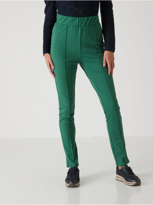 Pantalon droit élastiqué en maille milan - DAXON - Kiabi